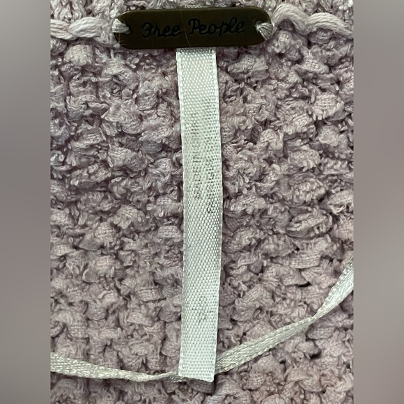 Free People Coco Twist Front Sweater In Lavender Purple Size Small - Picture 8 of 9